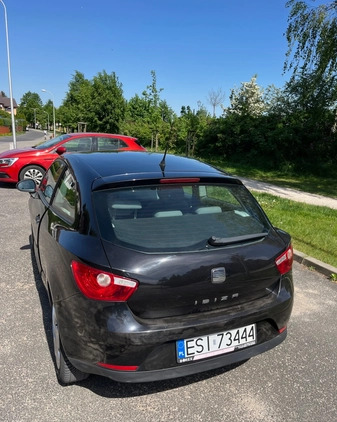 Seat Ibiza cena 16000 przebieg: 113555, rok produkcji 2010 z Sieradz małe 56